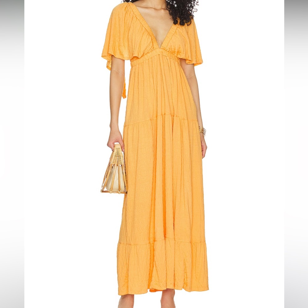 Yellow summer dress